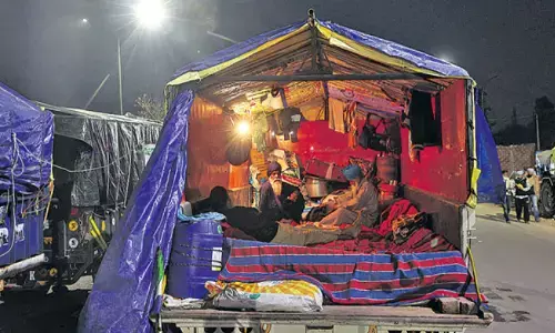 farmers agitation, shambhu border, tractor march, feb 26th
