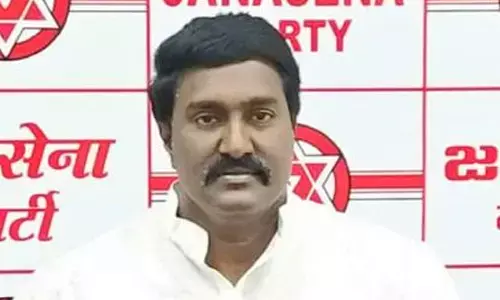 potina mahesh, jana sena,  vijayawada west constituency, ticket