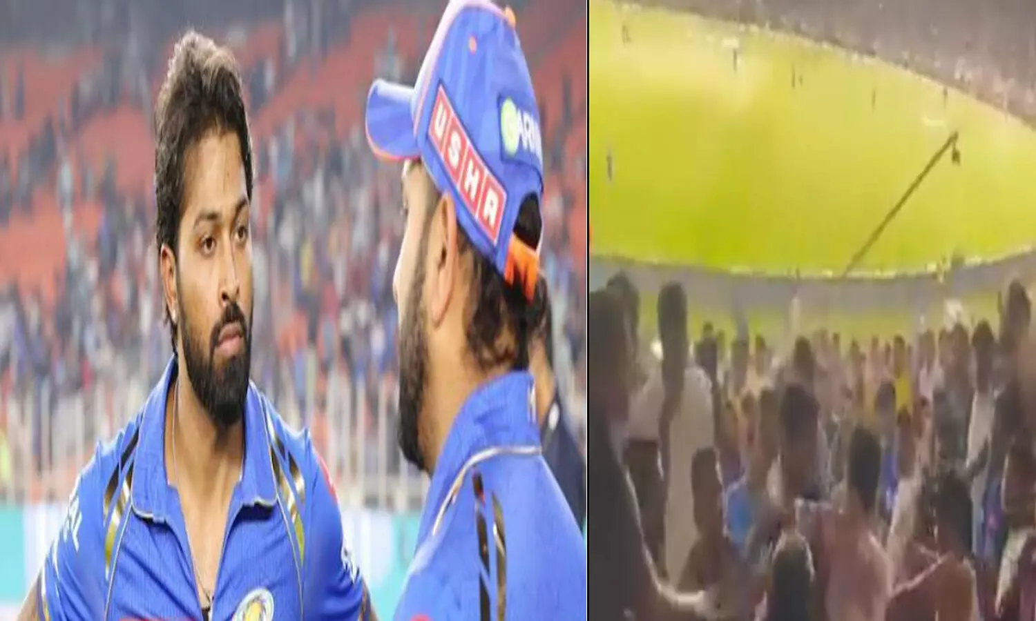 IPL 2024 : పిచ్చకొట్టుడు కొట్టుకున్న రోహిత్, పాండ్యా ఫ్యాన్స్