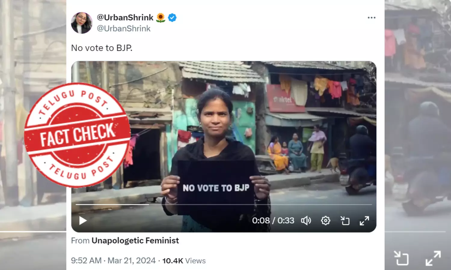 NoVoteToBJP NoVoteToBJP