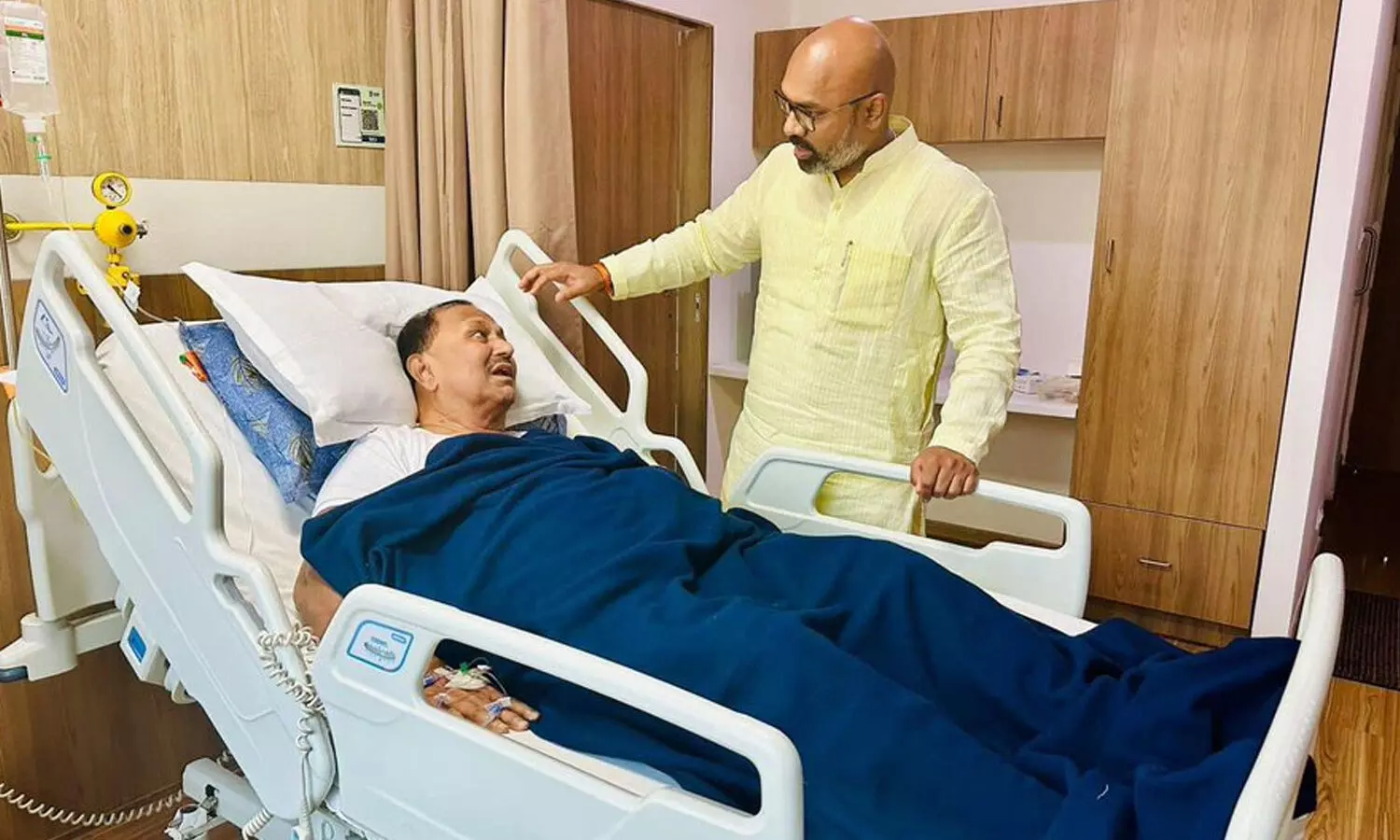 ఆసుపత్రిలో చేరిన డీఎస్