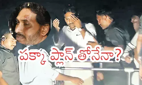 Ys Jagan : కావాలనే చేశారా? అంత హైట్ లో ఉన్న జగన్ కు రాయి అంత బలంగా ఎలా విసరగలిగారు?
