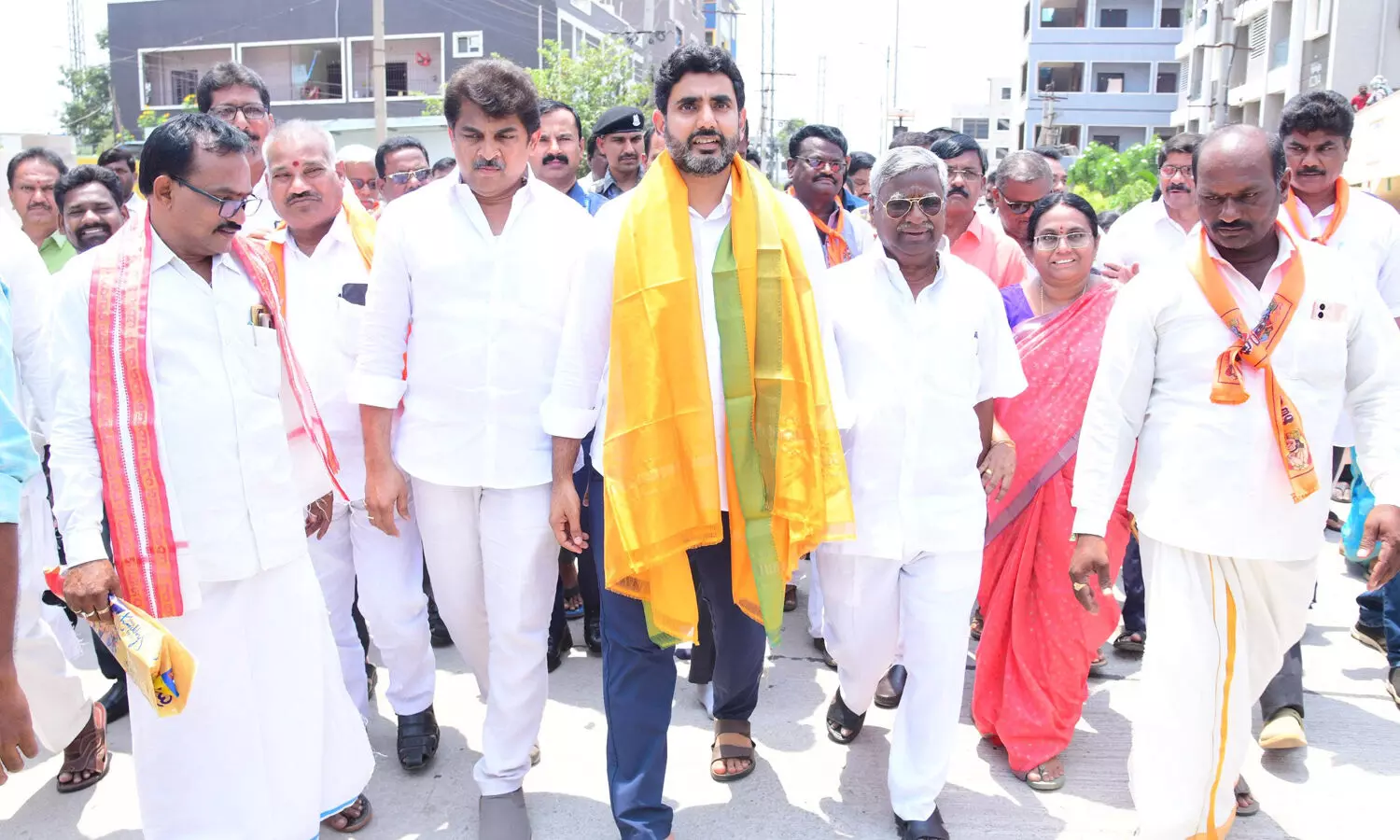 ‍Nara Lokesh : నేడు లోకేష్ నామినేషన్.. భారీ ర్యాలీతో వెళ్లి