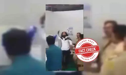 Fact Check: Man throwing ink on EVM is not related to 2024 general elections