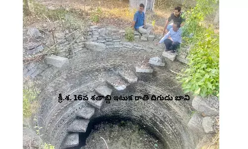 చంద్రగిరిలో క్రీ.శ. 16వ శతాబ్ది ఇటుక రాతి దిగుడు బావి