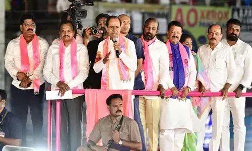 KCR : నేడు కరీంనగర్ కు కేసీఆర్