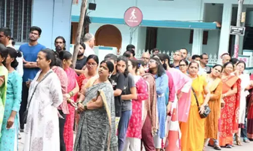 mukesh kumar meena, election officer, polling percentage, andhra pradesh