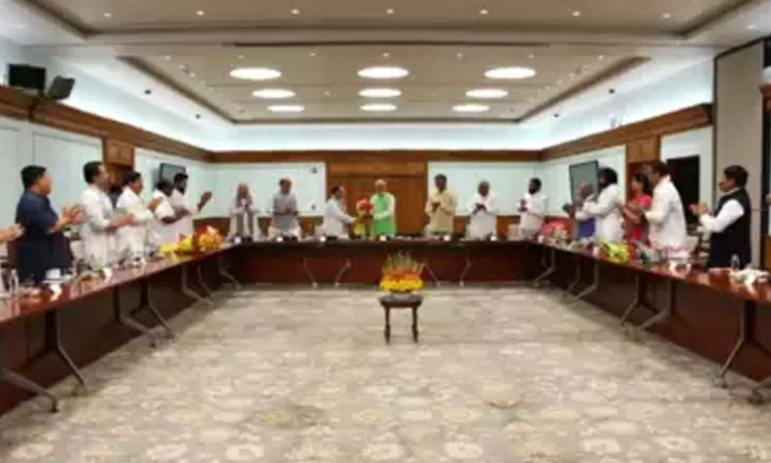 NDA : ముగిసిన ఎన్డీఏ నేతల సమావేశం.. మోదీనే ప్రధాని NDA : ముగిసిన ఎన్డీఏ నేతల సమావేశం.. మోదీనే ప్రధాని