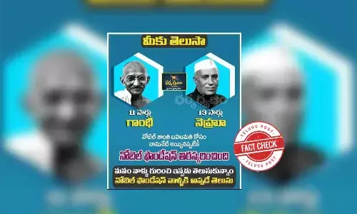 Mohandas Karamchand Gandhi, Jawaharlal Nehru, Nobel prize, nominations