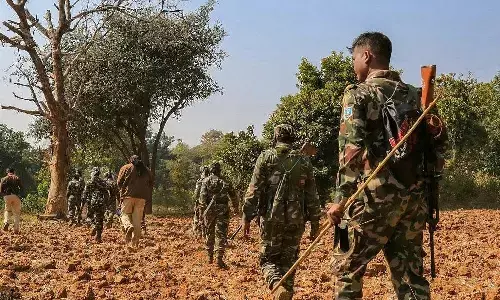encounter,  six maoists, died,  Jharkhand.