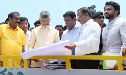 Chandrababu : పోలవరం ప్రాజెక్టు వద్ద చంద్రబాబు