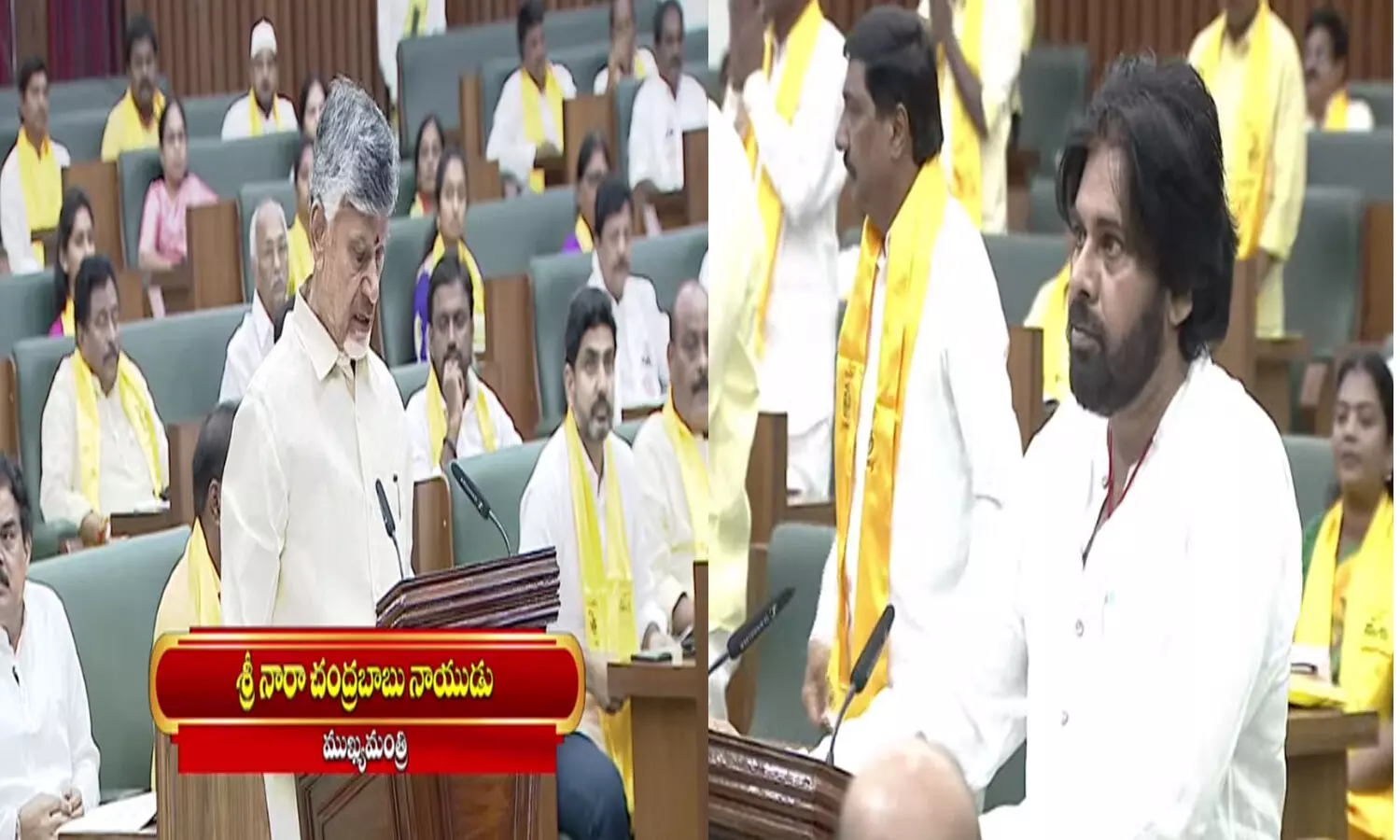 Ap Assembly : ప్రమాణ స్వీకారం చేసిన చంద్రబాబు, పవన్
