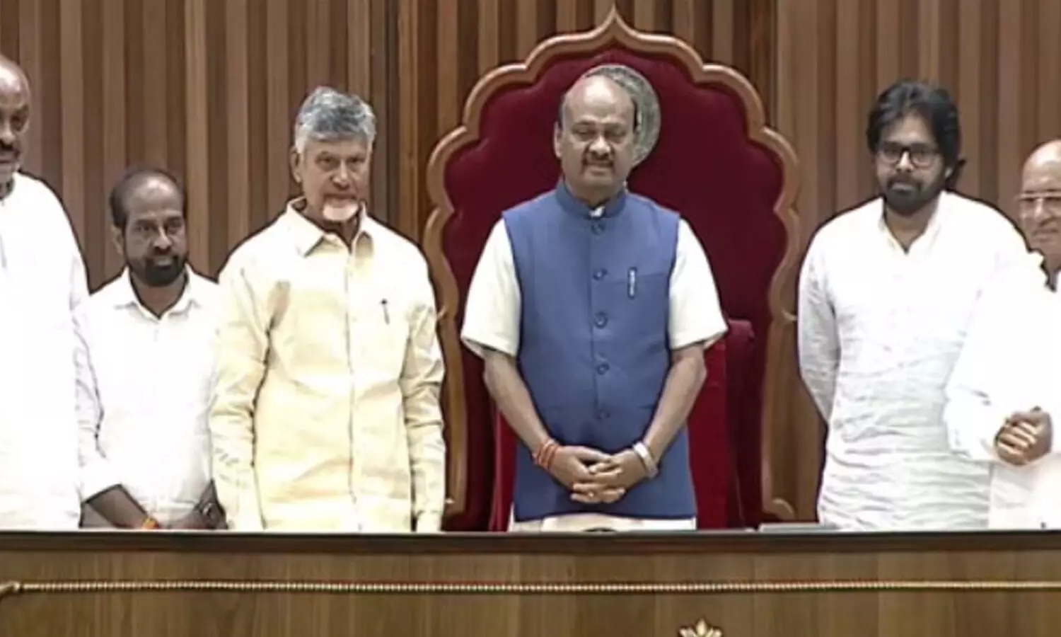 Andhra Pradesh : శాసనసభ స్పీకర్ గా అయ్యన్న .. అభినందించిన సభ్యులు