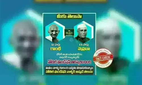 Mohandas Karamchand Gandhi, Jawaharlal Nehru, Nobel prize, nominations