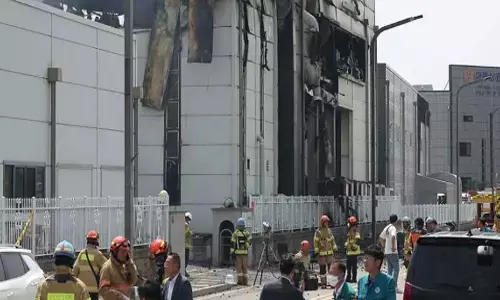 దక్షిణ కొరియాలో భారీ అగ్ని ప్రమాదం.. ఇరవై మంది మృతి