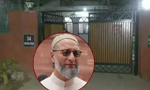 ఢిల్లీలో ఒవైసీ ఇంటిపై మరోసారి దాడి