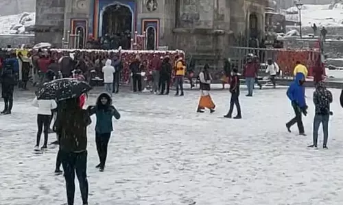 కేదార్‌నాథ్‌లో మంచు తుపాను