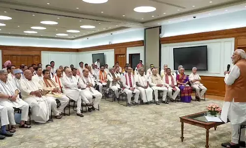 ఎన్డీఏ పార్లమెంటరీ పార్టీ సమావేశం ప్రారంభం