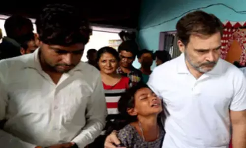 rahul gandhi, congress leader, stampede, uttar pradesh