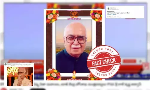 Fact Check: Veteran BJP leader Lal Krishna Advani’s health is stable, rumors of his death put to rest