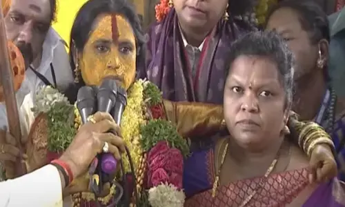 ujjaini mahankali ammavari, ghattam, swarnalatha, bhavishya vani