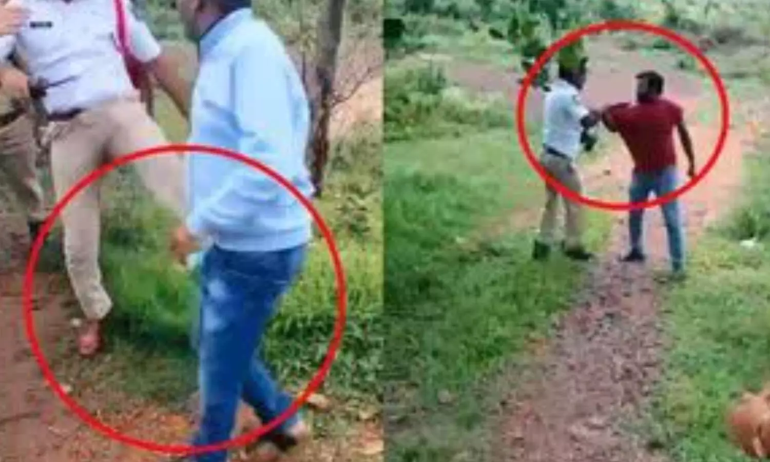 Chevella: చేవేళ్ల పోలీసుల వీడియో వైరల్.. ఇలా కొట్టారేంటి!!