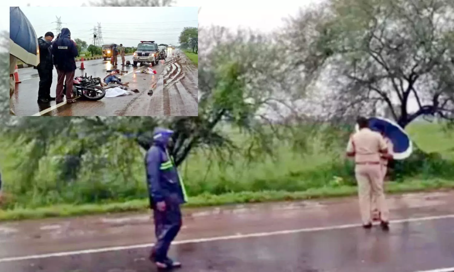 Road Accident: బైక్ పై నలుగురు ప్రయాణం.. ముంచుకొచ్చిన మృత్యువు