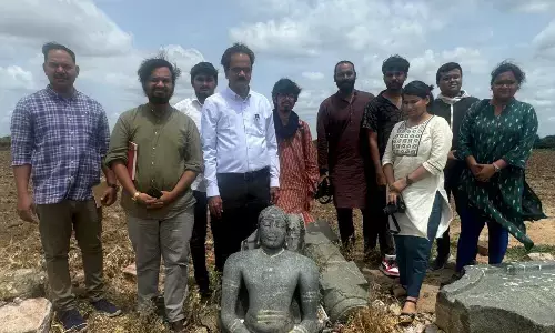 Jain sculpture,Kurnool,Archaeological researcher, Pleach India Foundation