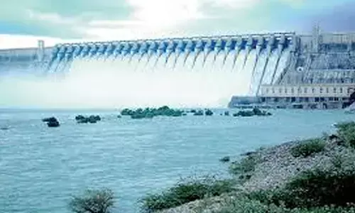 nagarjunasagar flood flow, lifting 26 gates