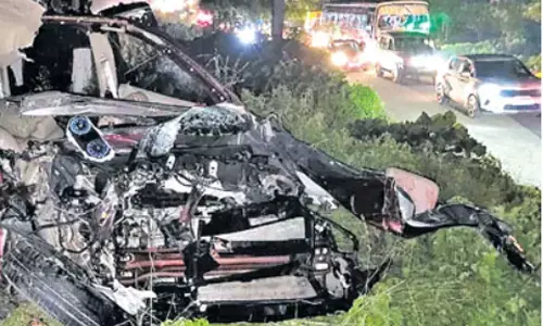 road accident tamil nadu, telugu students accident, five students died tamilnadu