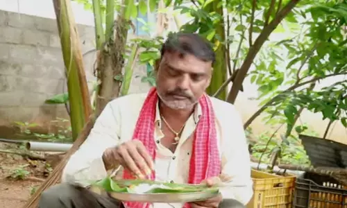 youtuber cooks peacock curry