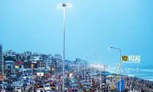 fire accident dino park, RK Beach, visakhapatnam