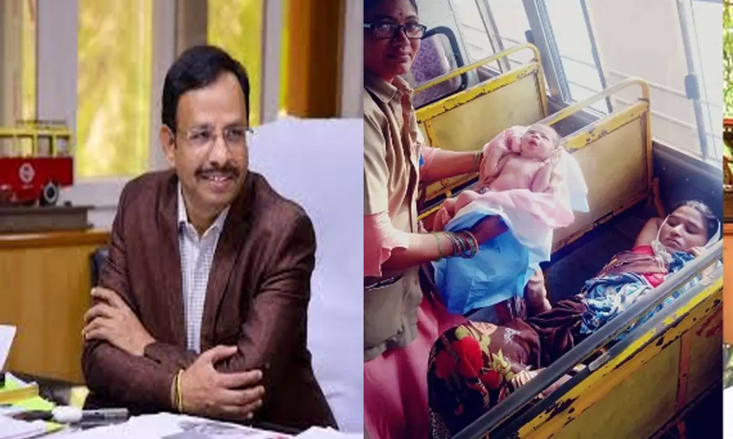 rtc bus, delivery, women conductor, sajjanar