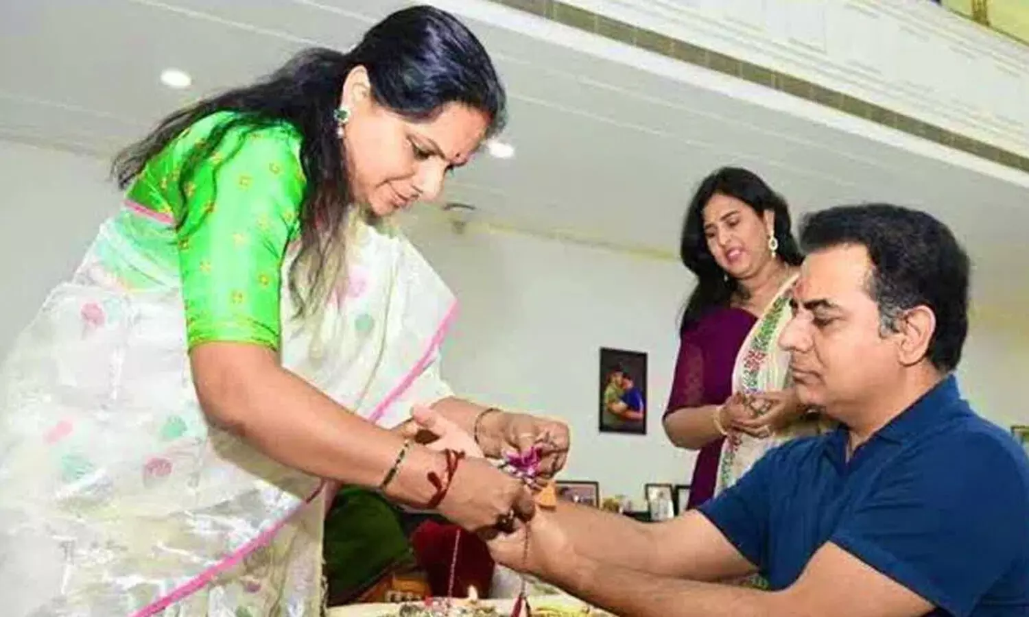 ktr, brs,  kalvakuntla kavitha,  rakshabandhan
