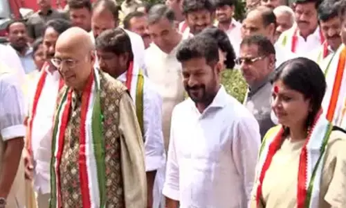 abhishek manu singhvi,  nomination, member of  rajya sabha, telangana