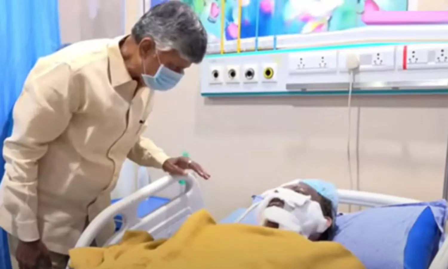 chandrababu, visited, victims, achyutapuram SEZ