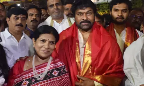 chiranjeevi vists tirumala, megastar, birthday, tirumala
