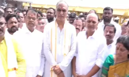 harish rao, brs leader, loan waiver, yadagirigutta