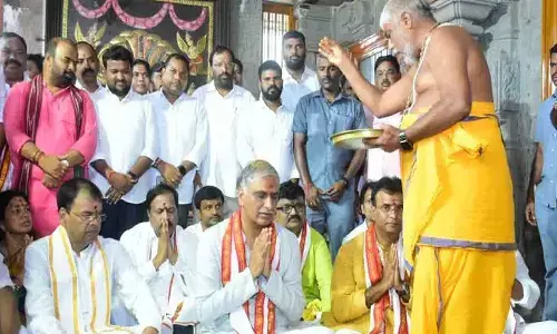 temple e.o, report, papa cleansing pujas,  yadagiri gutta