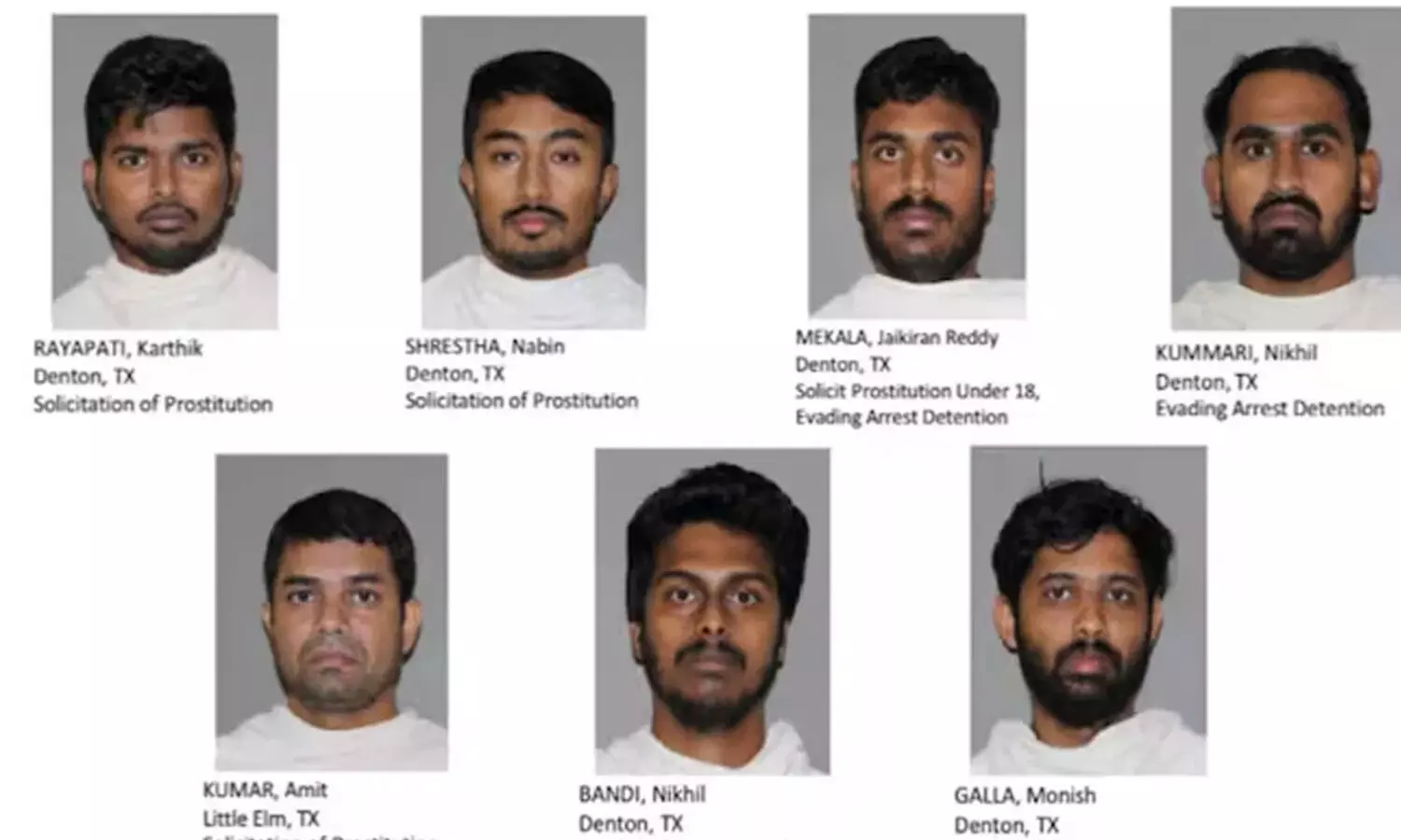 telugu youth arrested in america, solicitation of prostitution, America