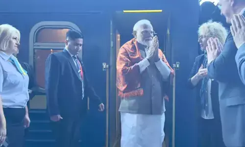 narendra modi reached ukraine, prime minister, ukraine, india