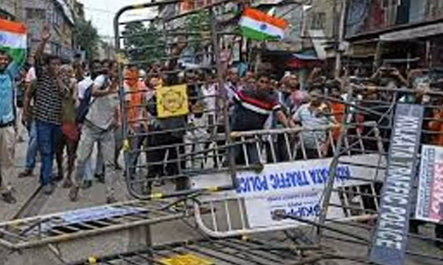 kolkata violence, BJP bandh, students protest, west bengal