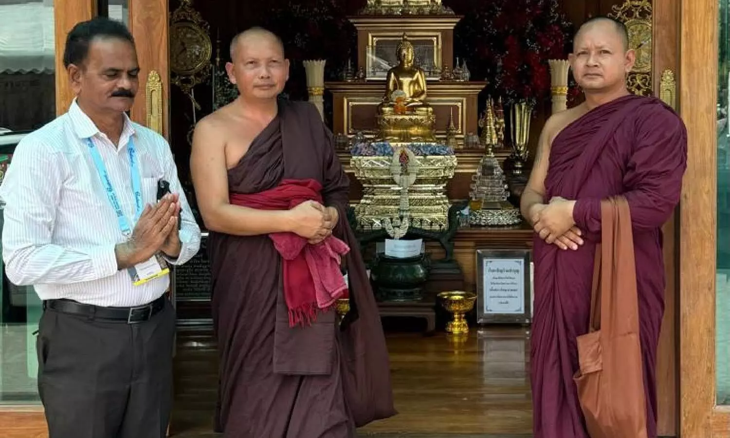 Shivanagi Reddy invited Buddhavanam Buddhist CEO, bangkok, thailand