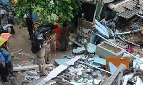 tragedy, landslide, died, vijayawada