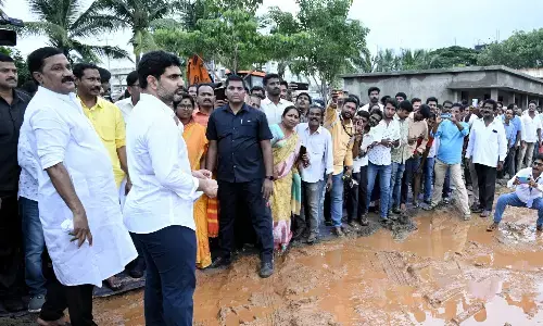 nara lokesh, minister, visited,  mangalagiri constituency