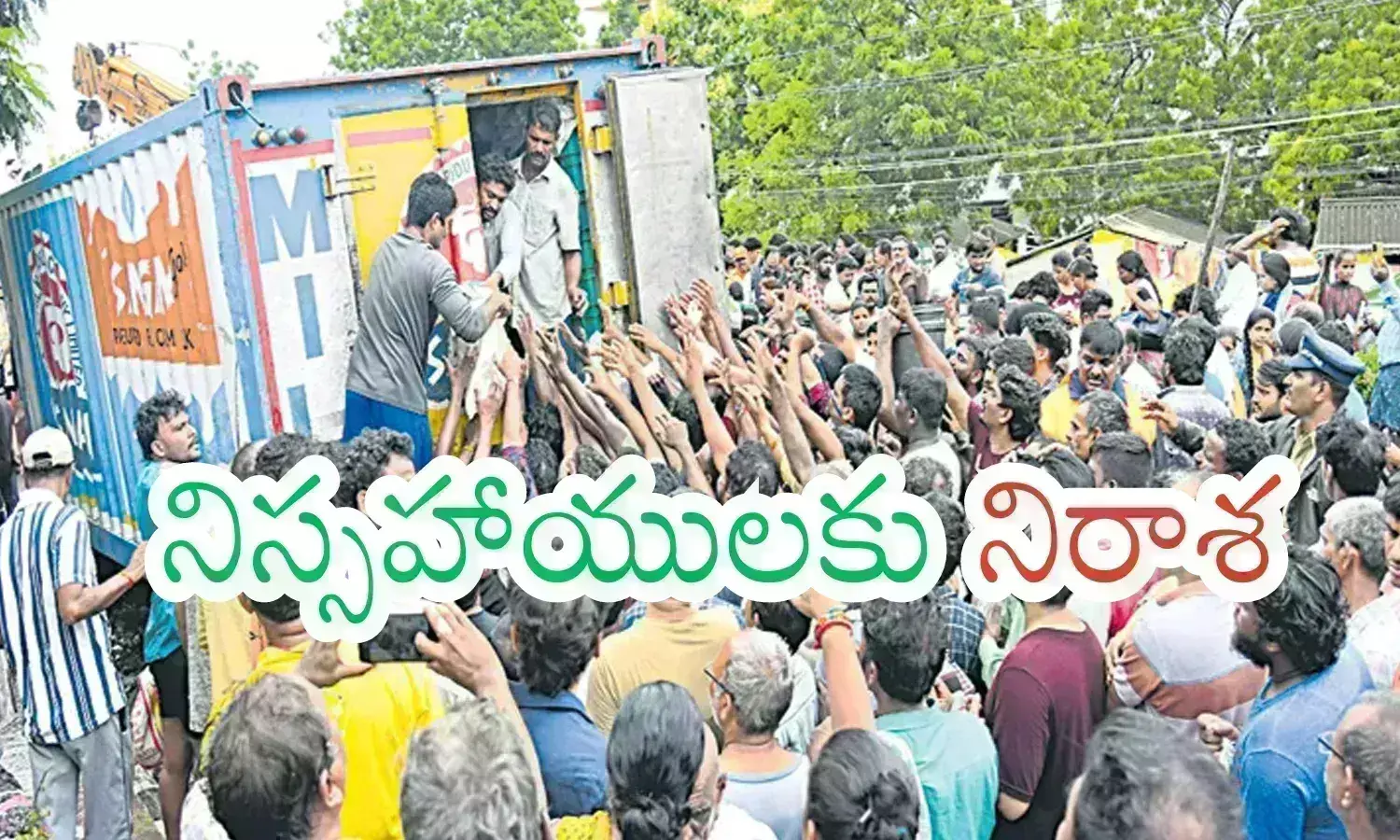 flood victims, food, fresh water and milk, distrubution,  vijayawada