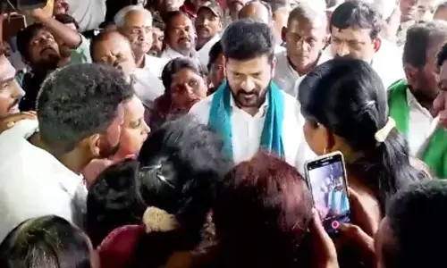 revanth reddy, chief minister, visited, scientist ashwinis family