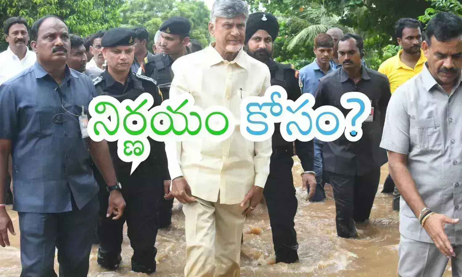chandrababu, encrochments,  budameru, vijayawada city