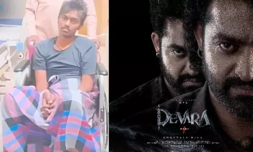 JRNTR, NTR, NTRFan, CancerPatient, DevaraMovie, Devara, Cancer patient final wish is to watch Jr NTR Devara Movie, latest devara updates, jr ntr latest news