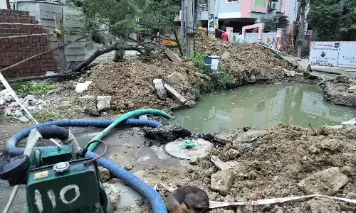 sink hole, diptisrinagar, miyapur, hyderabad, hyderadad latest news today